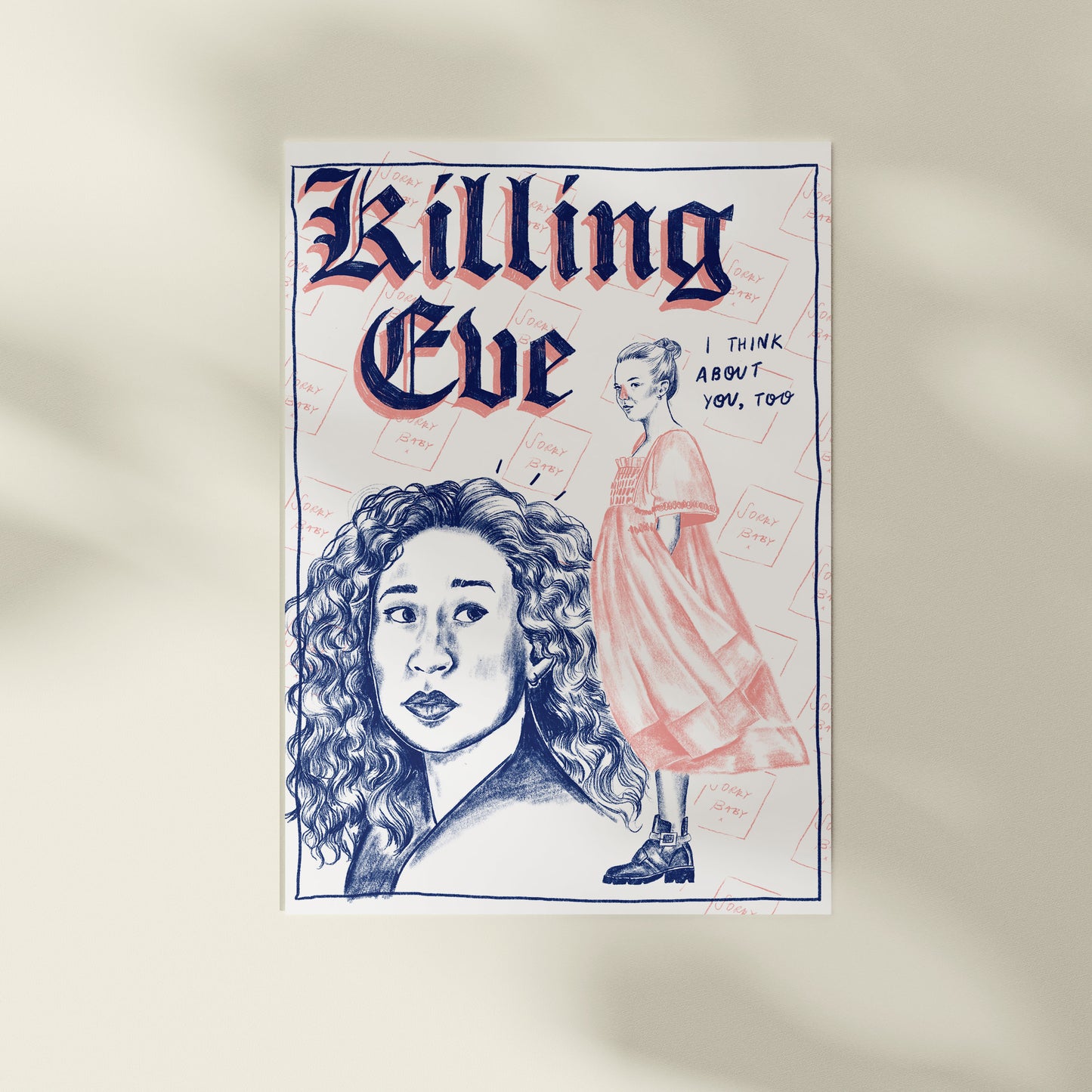 Killing Eve A4 art print