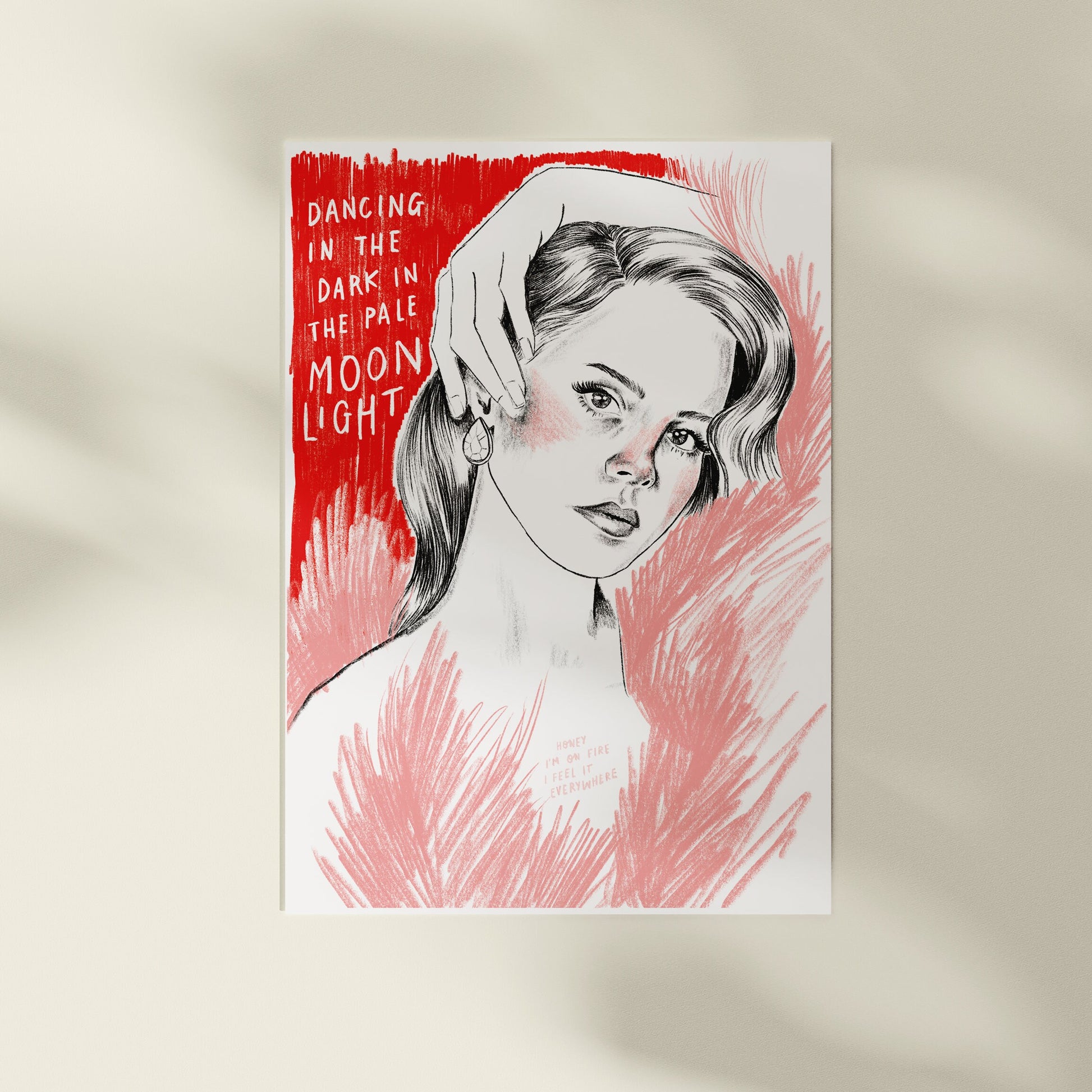 Lana Del Rey a4 art print