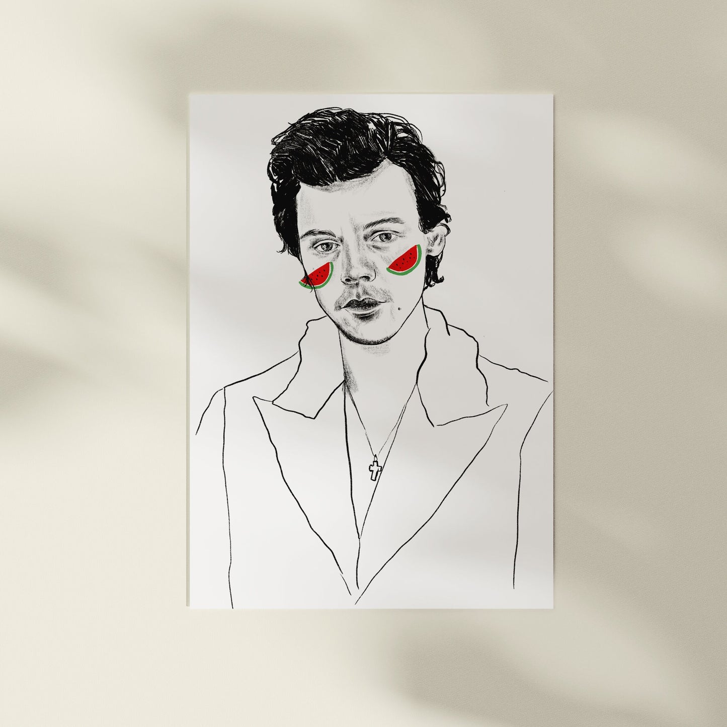 Watermelon Sugar Harry Styles A4 Print