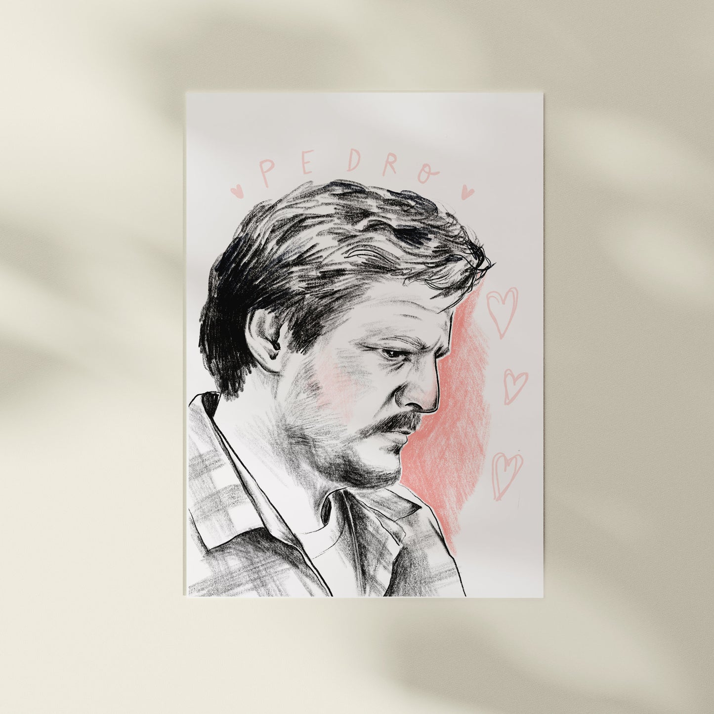 Pedro Pascal A4 Art Print