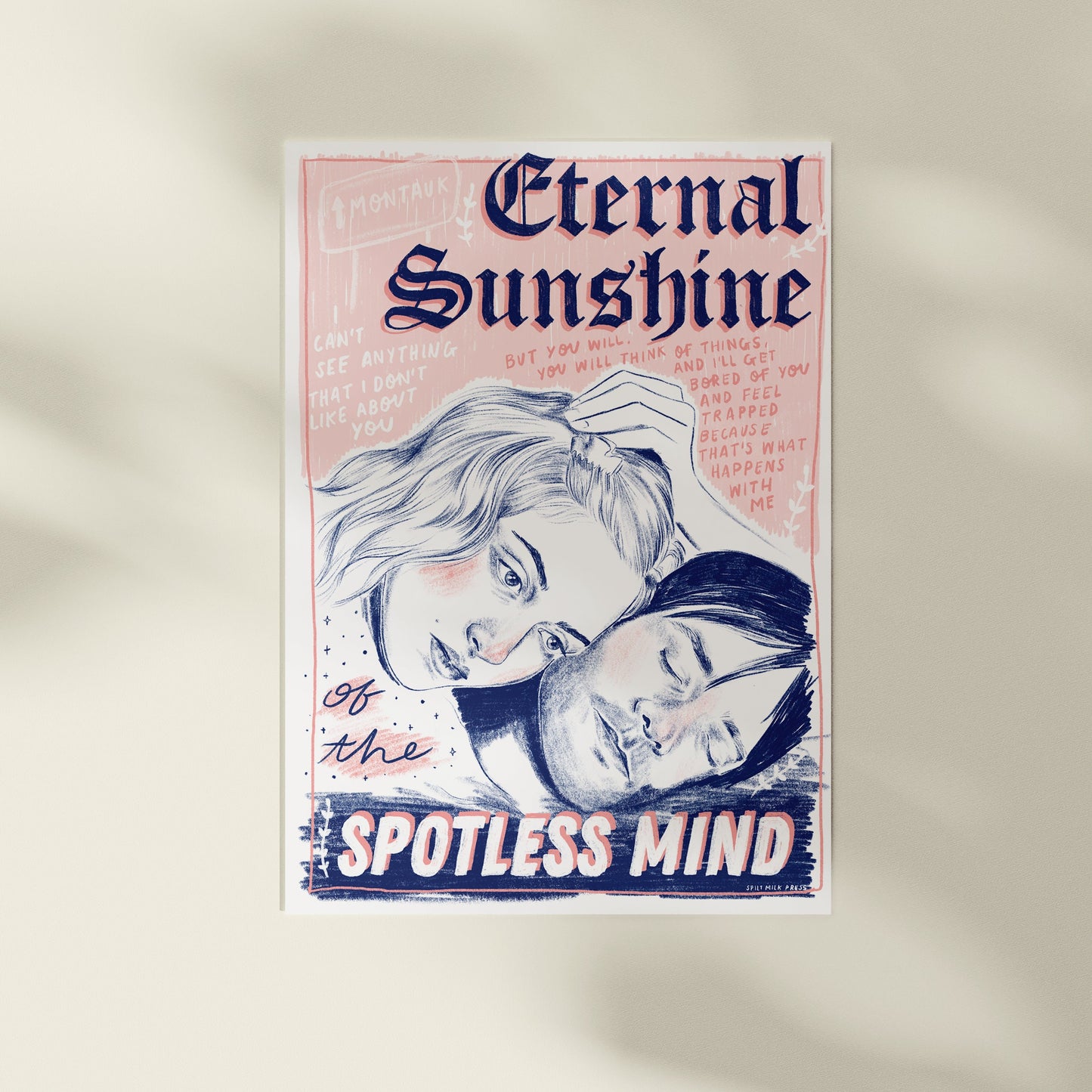 Eternal Sunshine of the Spotless Mind a4 print