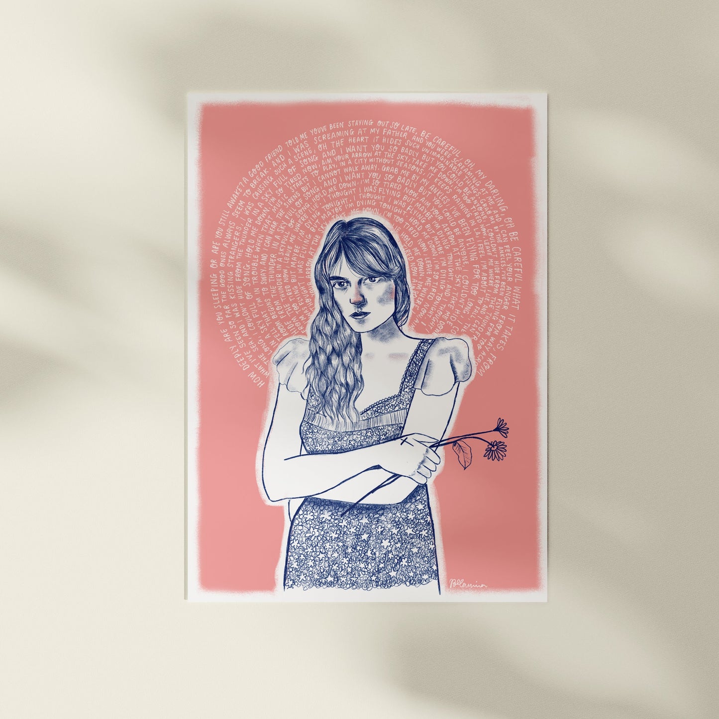 florence and the machine a4 print - sky full of song