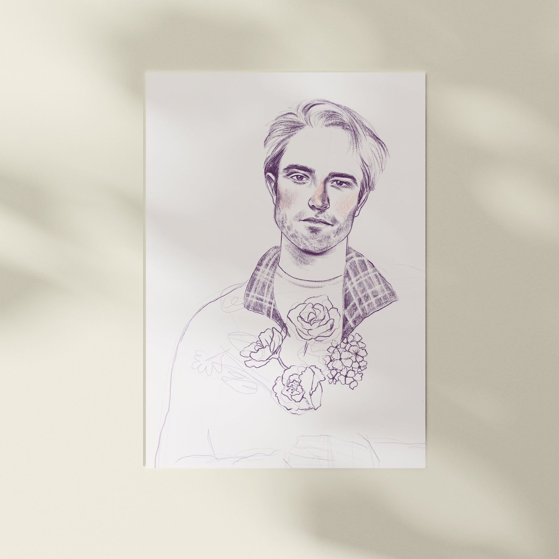 Robert Pattinson A4 Art print