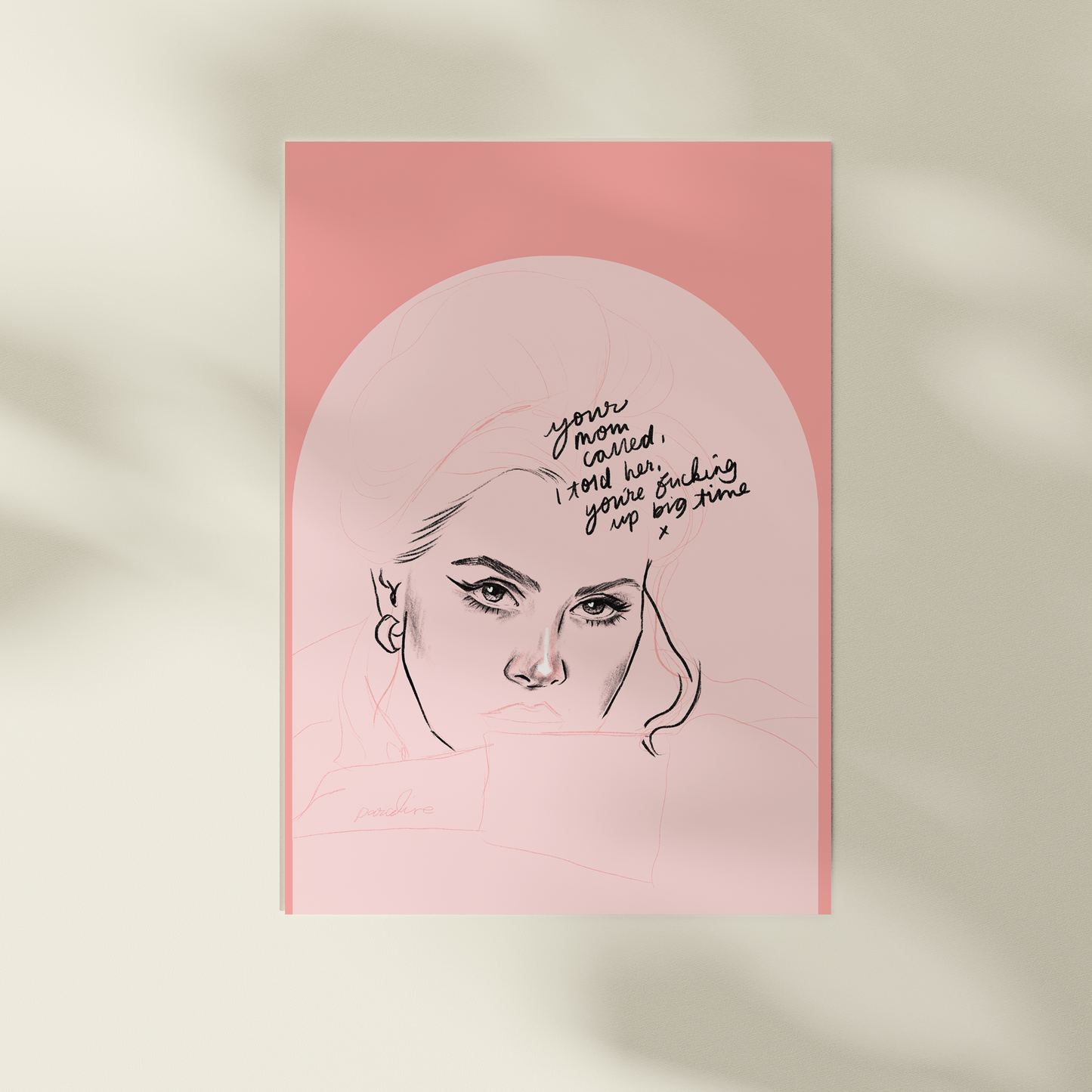 Lana Del Rey - A&W A4 Art Print