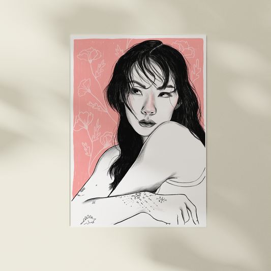Rina Sawayama A4 art print