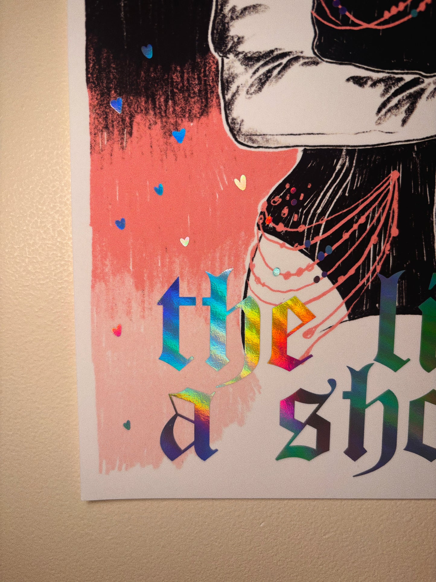 The Life of a Showgirl Taylor A4 Holographic Print A