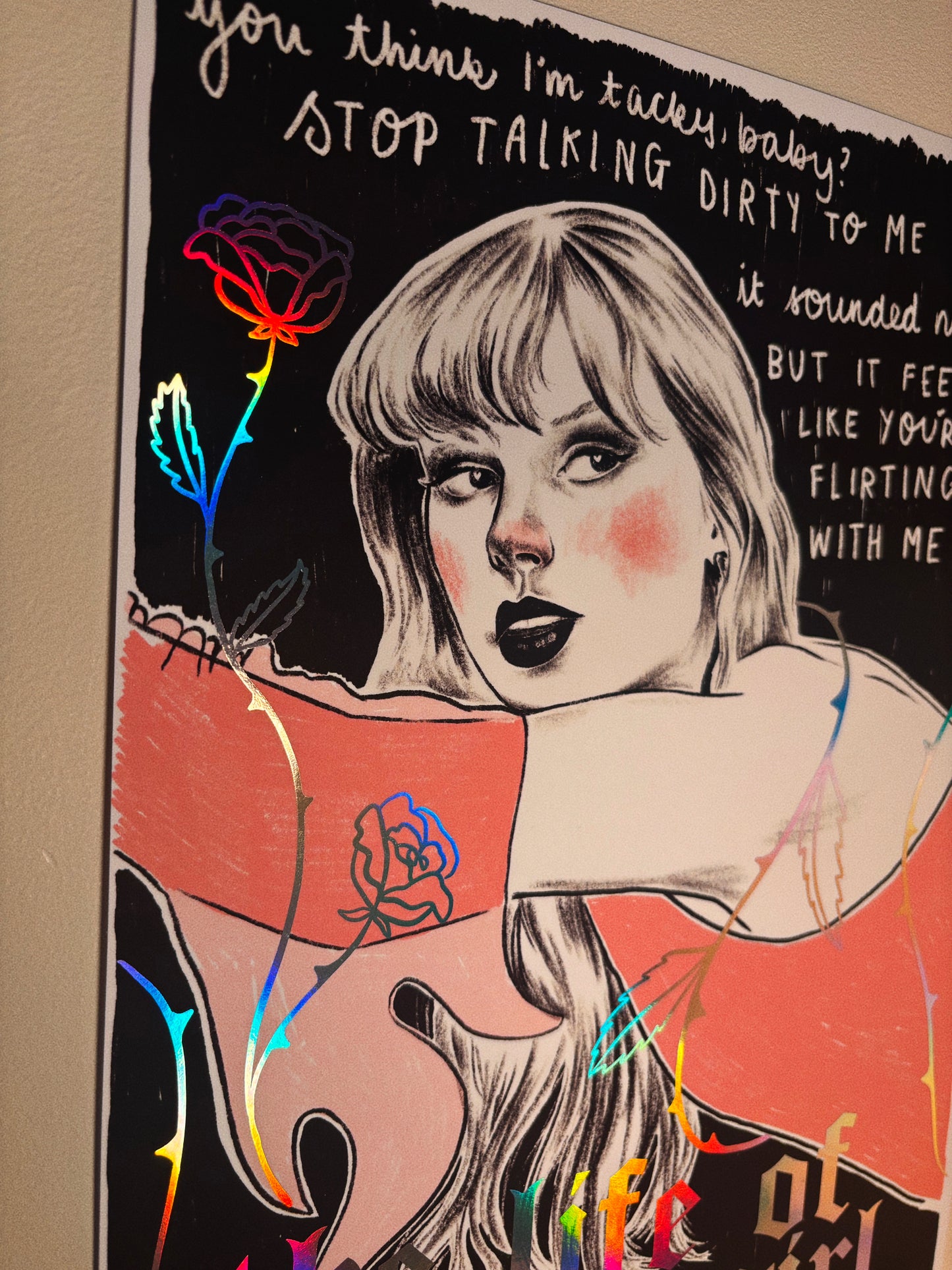 The Life of a Showgirl Taylor A4 Print B