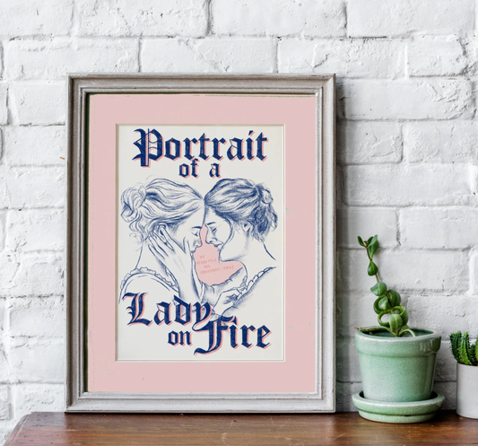 Portrait of a Lady on Fire A4 Art Print