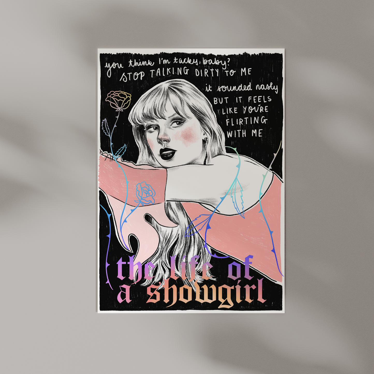 The Life of a Showgirl Taylor A4 Print B
