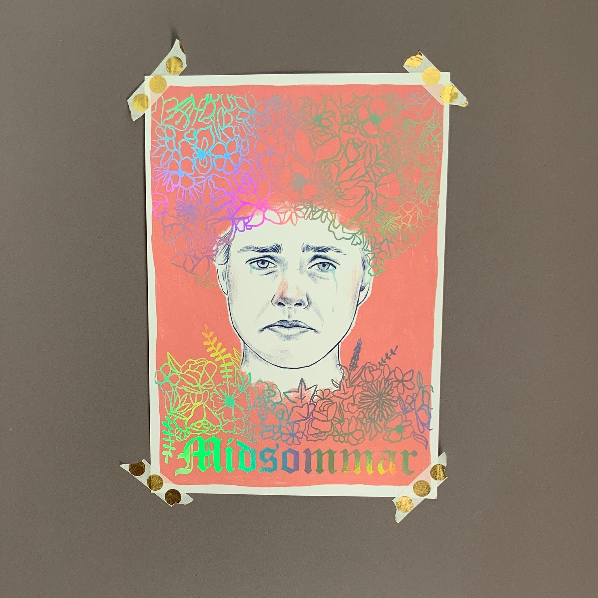 Midsommar A4 Holographic Print