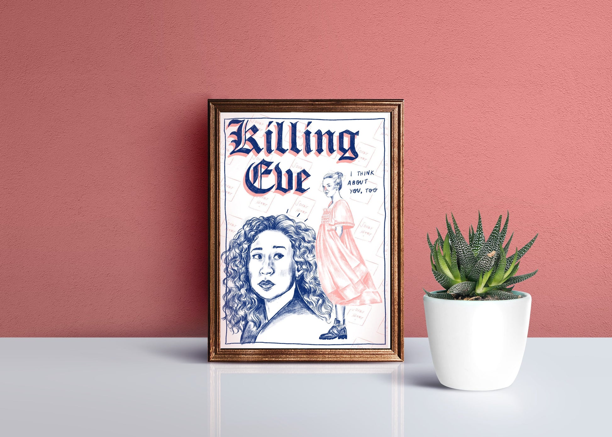 Killing Eve A4 art print