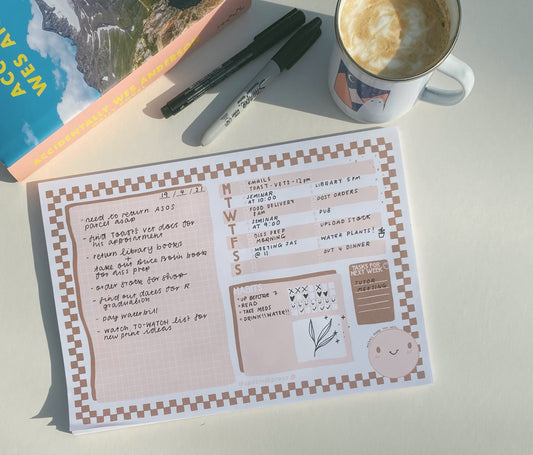 Desk Planner Weekly/Undated A4