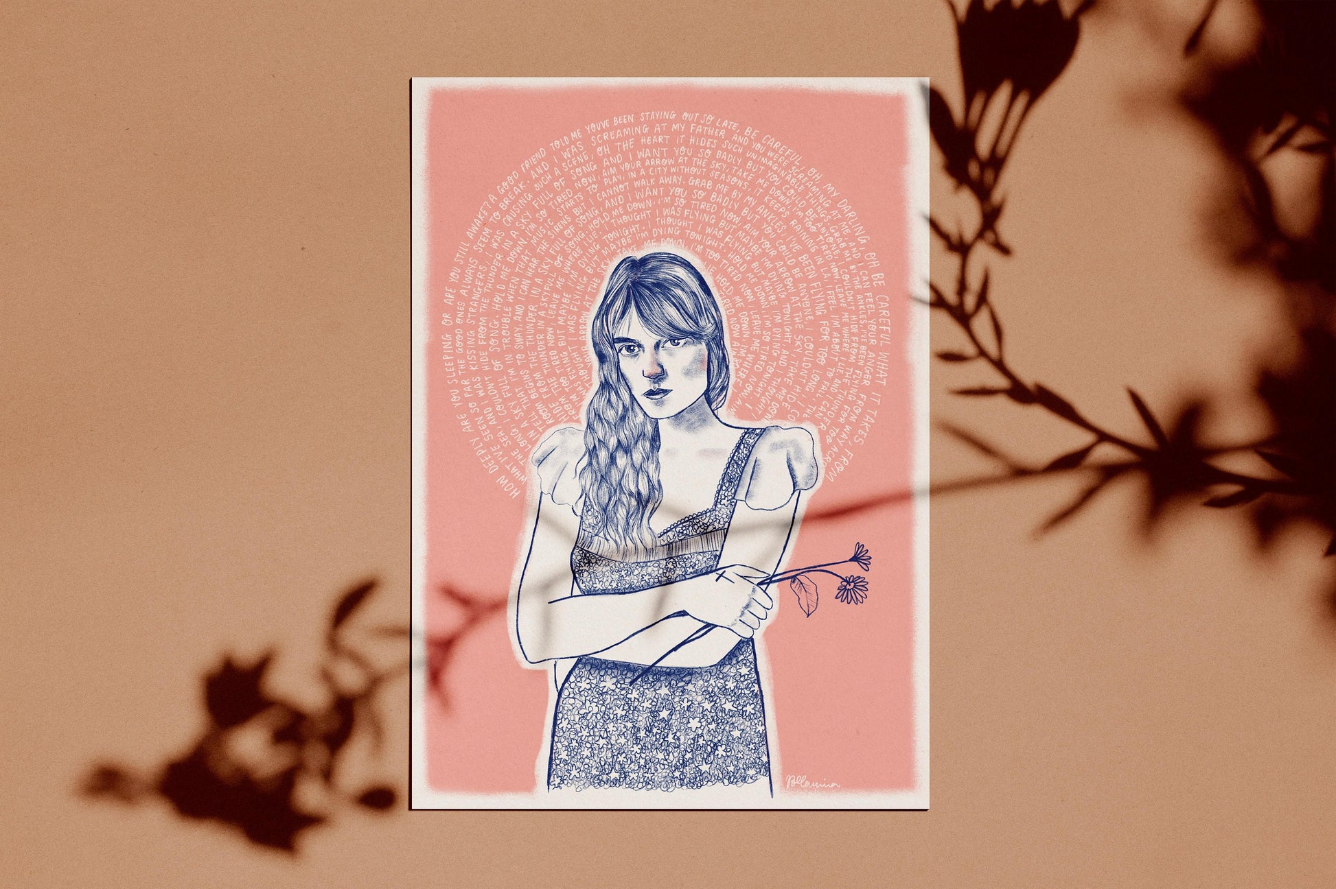 florence and the machine a4 print - sky full of song