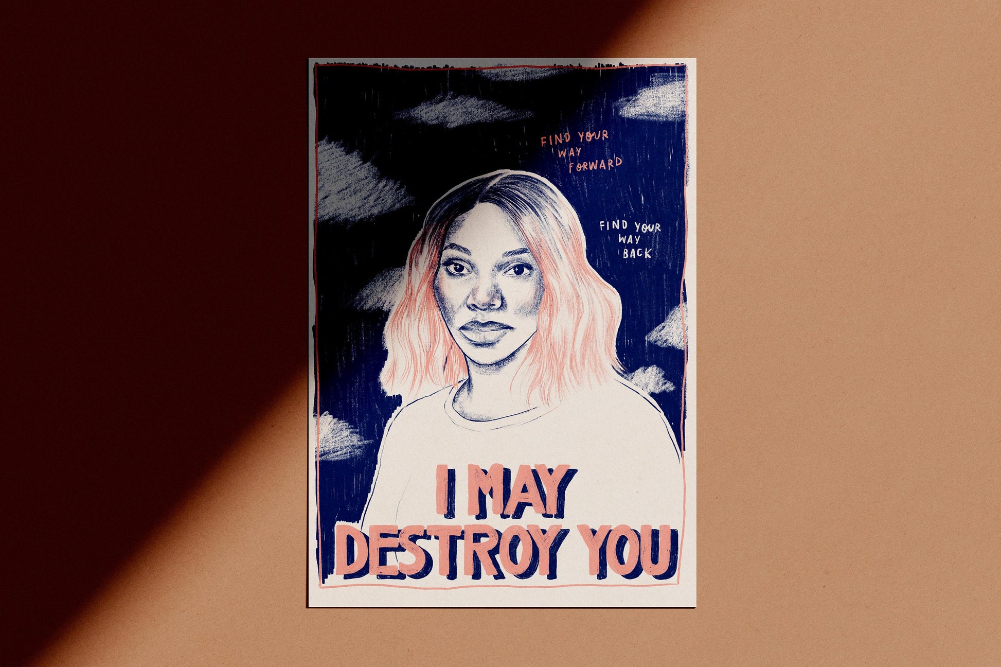 I May Destroy You a4 art print