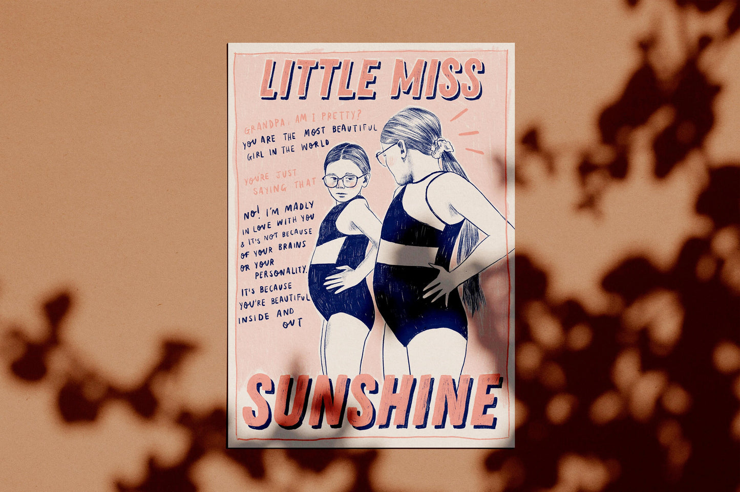 Little Miss Sunshine A4 Art Print