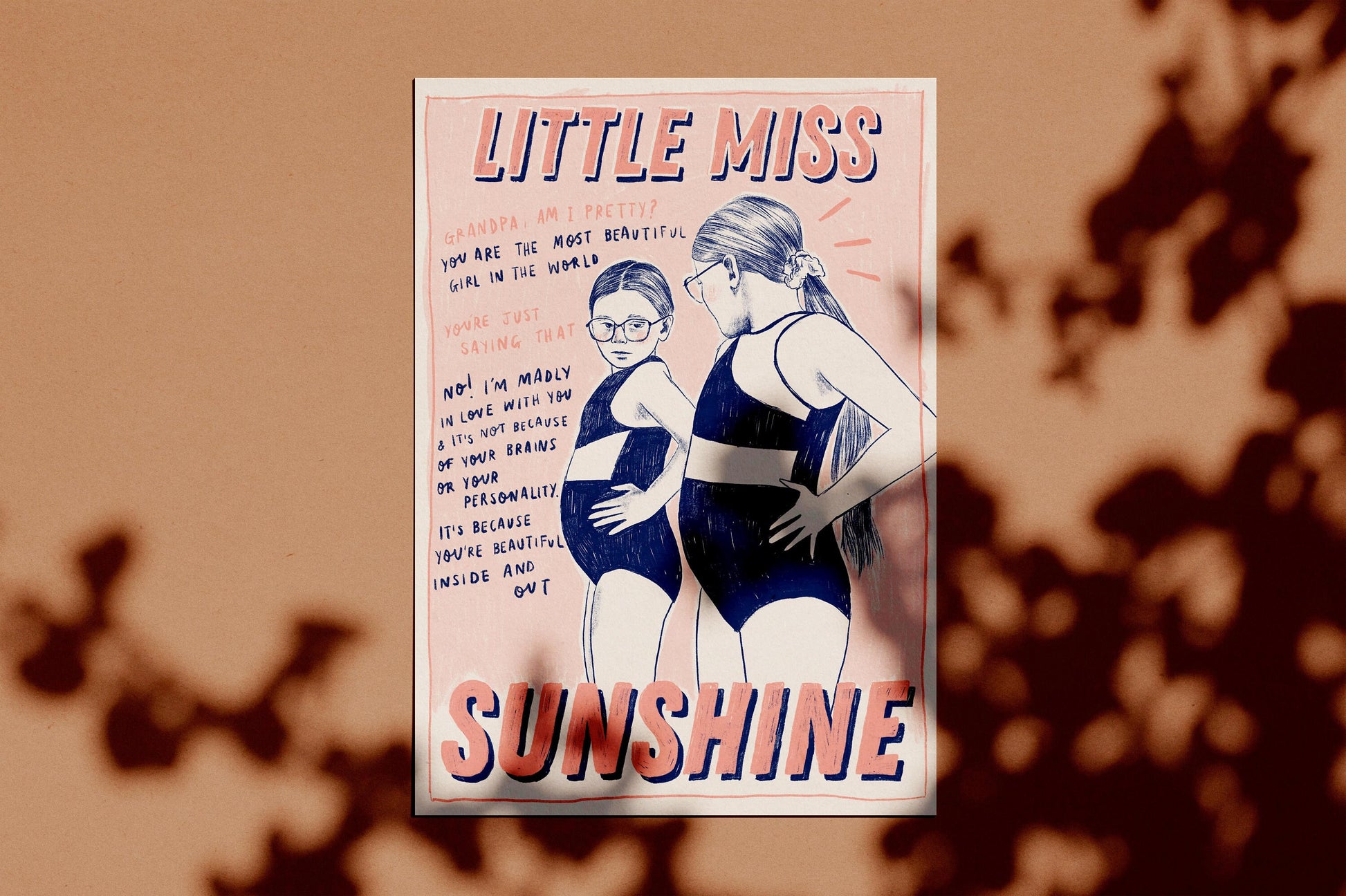 Little Miss Sunshine A4 Art Print