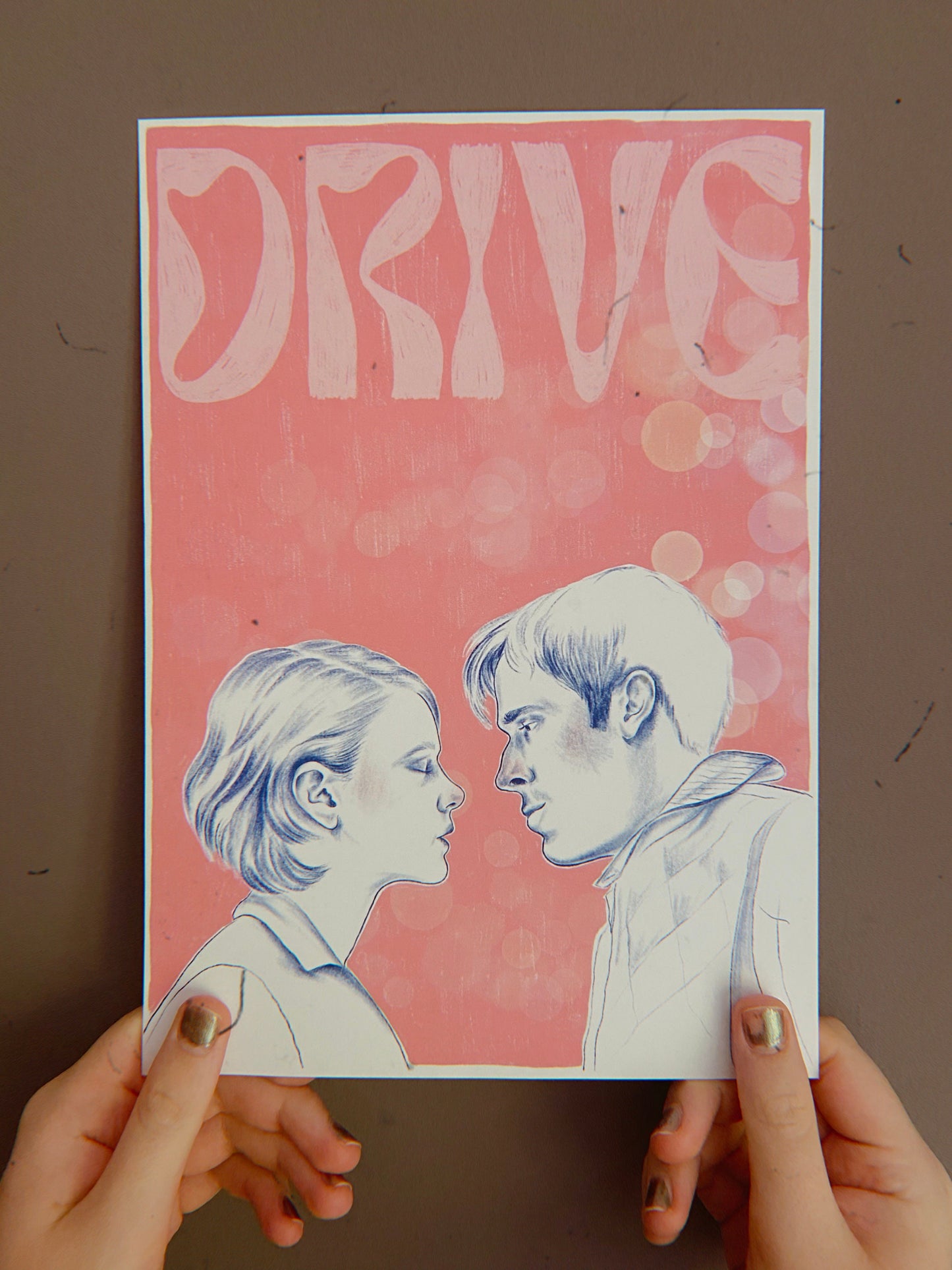 Drive A4 Art Print