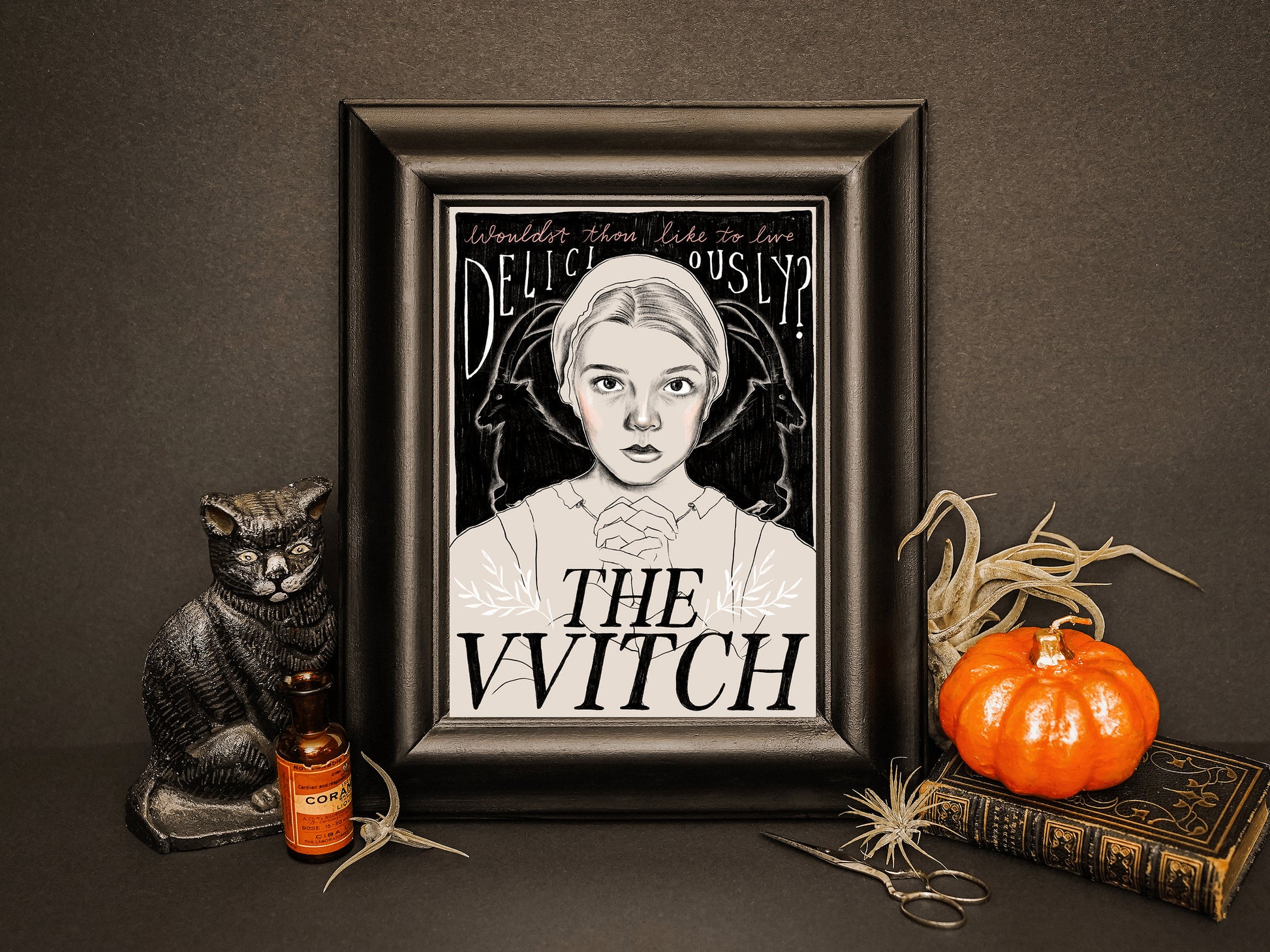 The VVitch A4 Halloween Art Print