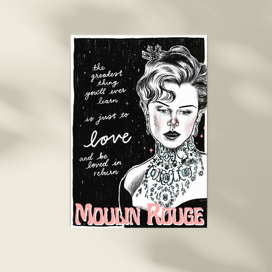 Moulin Rouge A4 Art Print
